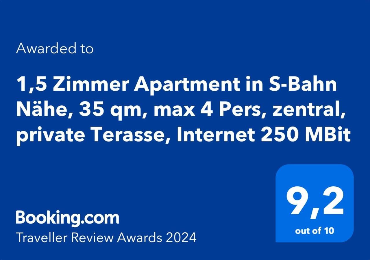 1,5 Zimmer Apartment In S-Bahn Naehe, 35 Qm, Max 4 Pers, Zentral, Private Terasse, Internet 250 Mbit Gärtringen Εξωτερικό φωτογραφία